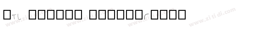 RTL Romman Regular字体转换
